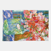 Sweet Peas Jar Theo van Rysselberghe Theedoek (Horizontaal)