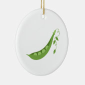 Sweet Peas Keramisch Ornament (Rechts)