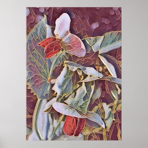 SWEET PEAS POSTER