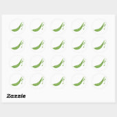 Sweet Peas Ronde Sticker (Vel)