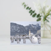 Sweet Pengphants Briefkaart (Staand voorkant)