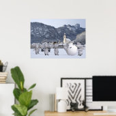 Sweet Pengphants Poster (Thuiskantoor)