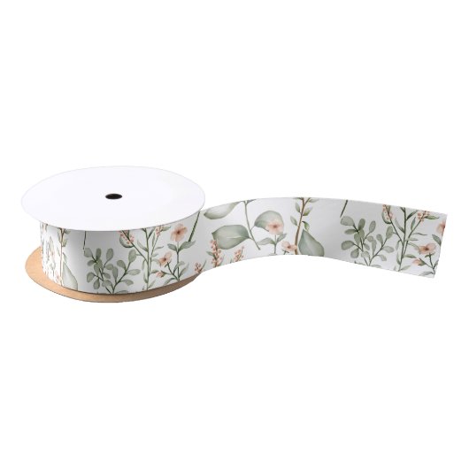 Sweet perachy floral Ribbon Lint (Spoel)