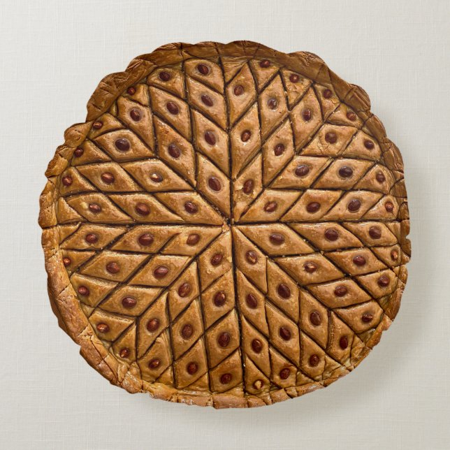 Sweet Pie rond Sierkussen Kussen (Voorkant)