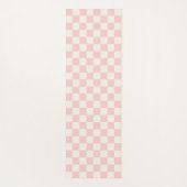 Sweet Pink and Red Strawberries Monogram Yogamat (Achterkant)