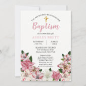 Sweet Pink |  Baptisme Kaart (Voorkant)