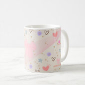 Sweet Pink Bow Aesthetic Mug | Kawaii Cute Pastel (Devant droit)