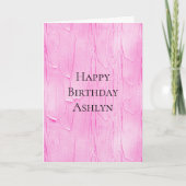 Sweet Pink Cake Frosting Verjaardag Kaart (Voorkant)