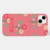 Sweet Pink Daisy Bouquet Retro Case-Mate iPhone Case (Achterkant (horizontaal))