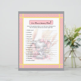 Sweet Pink Elephant Who Knows Mommy Game beroemd g