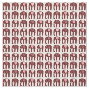 Sweet Pink Elephants Pattern Stof