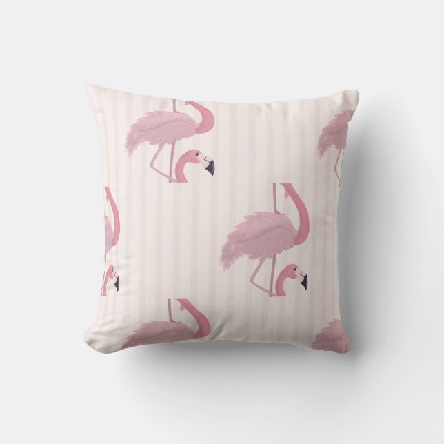 Sweet Pink Flamingo Kussen (Voorkant)