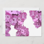 Sweet Pink Floral Baby Shower Invitation (Dos)