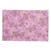 Sweet Pink Garden Flowers Pattern Kussensloop (Achterkant)