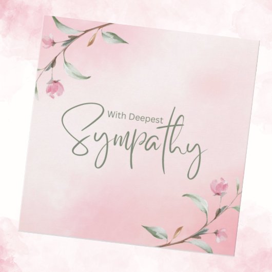 Sweet Pink Roses Sympathie