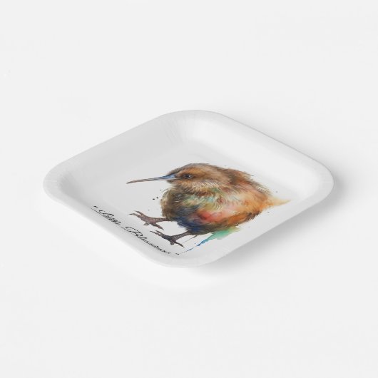 Sweet Pipi Kiwi, custom Papieren Bordje (Gebogen)