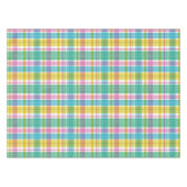 Sweet Plaid Pastel Muiticolors Tafelkleed (Voorkant (Horizontaal))