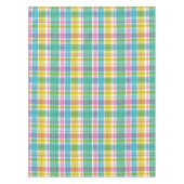 Sweet Plaid Pastel Muiticolors Tafelkleed (Voorkant)