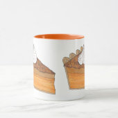 Sweet Potato Pie Slice Holiday kerstsoep Mok (Midden)