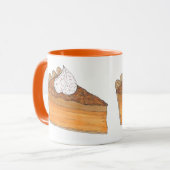 Sweet Potato Pie Slice Holiday kerstsoep Mok (Voorkant links)