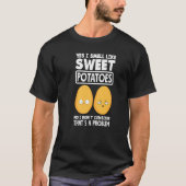 Sweet Potato  Vegan Potato T-shirt (Voorkant)