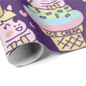 Sweet Pride Unicorn Wrapping Paper Cadeaupapier (Rol Hoek)