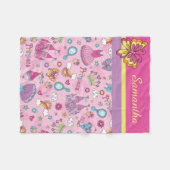 Sweet Princess Fleece Blanket Deken (Voorkant (Horizontaal))