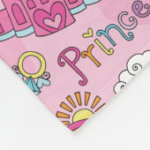 Sweet Princess Fleece Blanket Deken (Hoek)