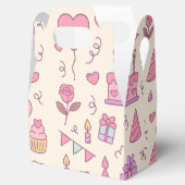 Sweet Princess Party Celebration Pattern Bedankdoosjes (Geopend)