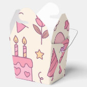 Sweet Princess Party Celebration Pattern Bedankdoosjes (Geopend)