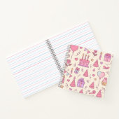 Sweet Princess Party Celebration Pattern Notitieboek (Binnen)