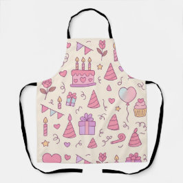 Sweet Princess Party Celebration Pattern Schort