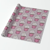 Sweet proposal Cupcake Cadeaupapier (Uitgerold)
