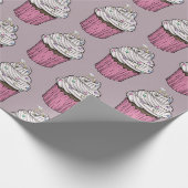 Sweet proposal Cupcake Cadeaupapier (Hoek)