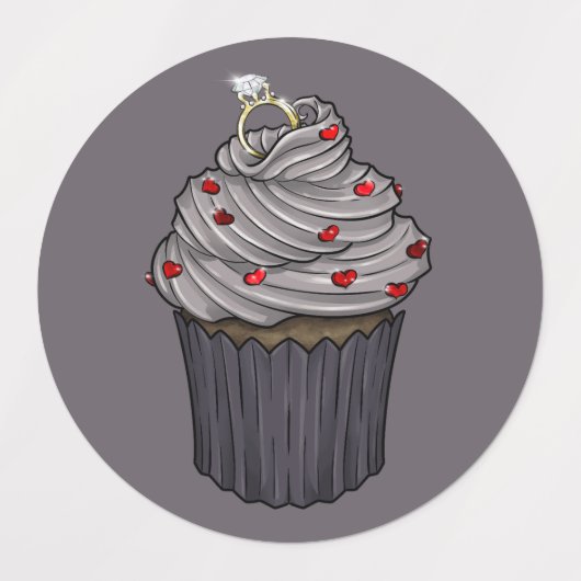 Sweet proposal Cupcake Labels (Design 1)