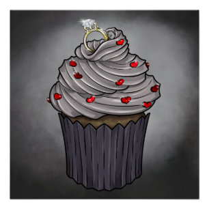 Sweet proposal Cupcake Perfect Poster