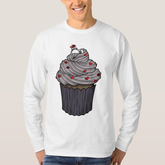Sweet proposal Cupcake T-shirt (Voorkant)