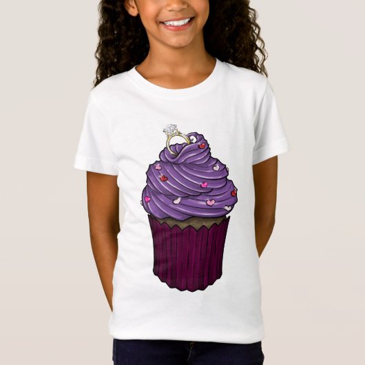 Sweet proposal Cupcake T-shirt (Voorkant)