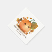Sweet Pumpkin Herfst Baby shower Servet (Hoek)