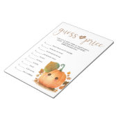 Sweet Pumpkin Herfst Raad de prijs Notitieblok (Schuin)