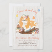 Sweet Puppy Invitations de fête d'anniversaire (Devant)