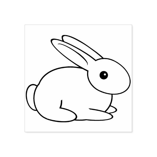Sweet Rabbit Rubber Stamp Rubberstempel (Afrduk)