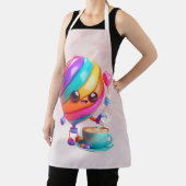 Sweet Rainbow Barista Apron Schort (Insitu)