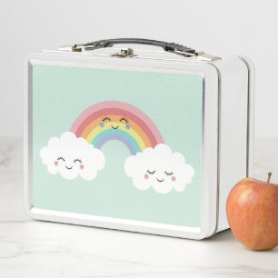 Sweet Rainbow Cloud Kinder Lunchbox Food Container