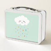 Sweet Rainbow Cloud Kinder Lunchbox Food Container (Achterkant)