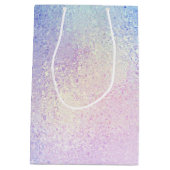 Sweet Rainbow Glittery Verjaardagsfeest Medium Cadeauzakje (Achterkant)