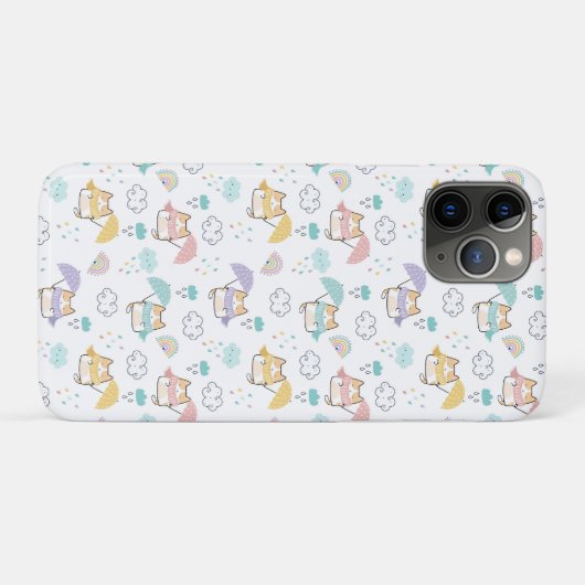 Sweet Rainy Day Pattern Case-Mate iPhone Case (Achterkant (horizontaal))