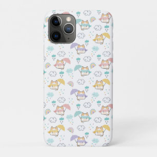 Sweet Rainy Day Pattern iPhone 11 Pro Hoesje