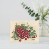 Sweet Red Cherries Briefkaart (Staand voorkant)