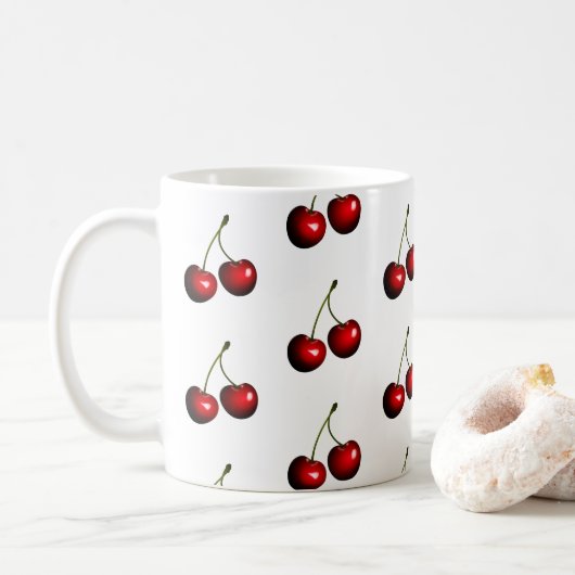 Sweet Red Cherries Mok (Met donut)